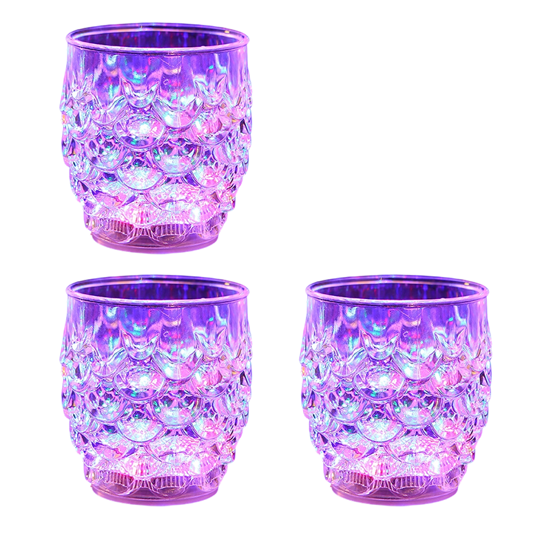 🍻Buy 1 Free 1✨Multicolor Liquid Activated LED Light Up Glowing Wine Glasses Cups
