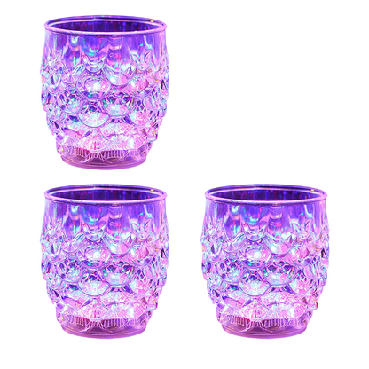 🍻Buy 1 Free 1✨Multicolor Liquid Activated LED Light Up Glowing Wine Glasses Cups