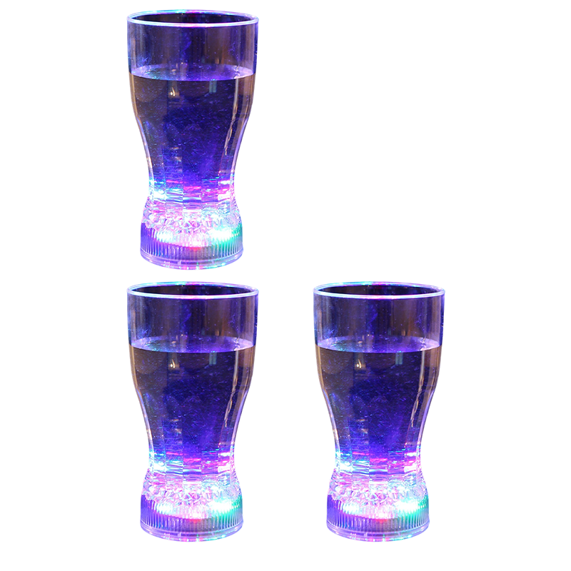 🍻Buy 1 Free 1✨Multicolor Liquid Activated LED Light Up Glowing Wine Glasses Cups