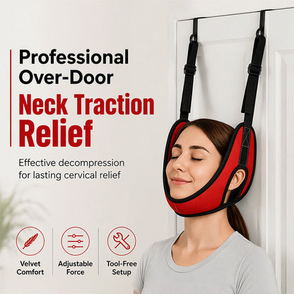 💆🚪Over Door Cervical Traction Device for Neck Pain Relief