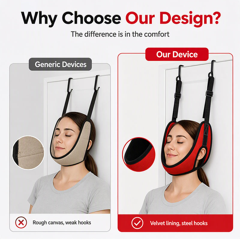 💆🚪Over Door Cervical Traction Device for Neck Pain Relief