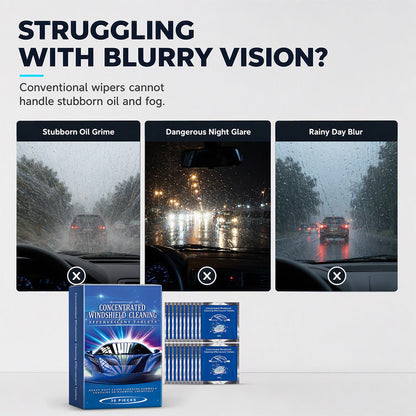 🔥Limited Time 50%OFF🔥Car Windshield Cleaning Effervescent Tablets