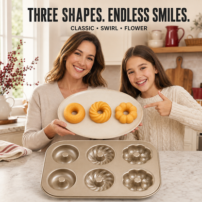 🍰🧁Multi-Cavity Non-Stick Mini Bundt Cake Pan