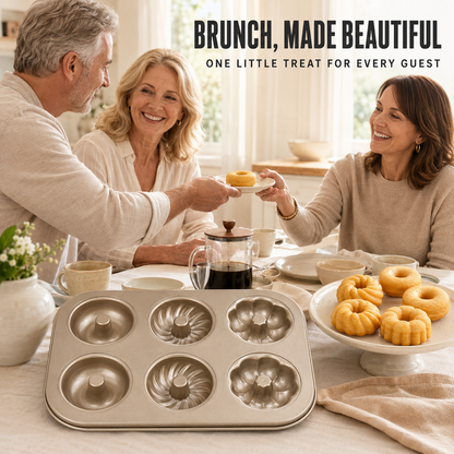 🍰🧁Multi-Cavity Non-Stick Mini Bundt Cake Pan