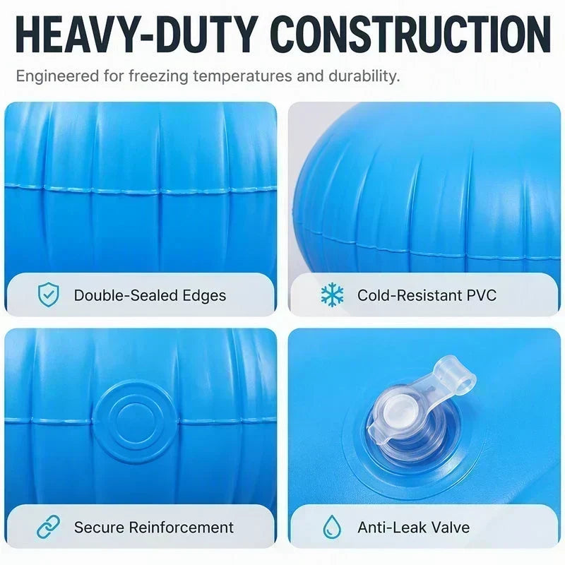 🏆 LIMITED-TIME 50% OFF!✨ Round Inflatable Pool Winterizing Air Pillow – Ice Pressure Relief, Winter Pool Protector 🏊
