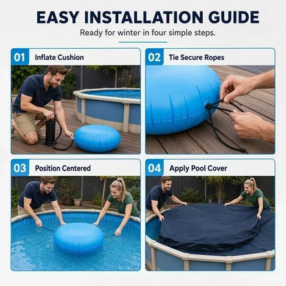🏆 LIMITED-TIME 50% OFF!✨ Round Inflatable Pool Winterizing Air Pillow – Ice Pressure Relief, Winter Pool Protector 🏊