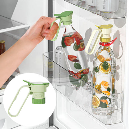 🔥Buy 1 Get 1 Free✨🍶50% OFF NOW! Multipurpose Bottle Pour Spout with Handle‑Reusable Flip Cap Bottle Dispenser, Leak-Proof Pouring Nozzle for Beverage, Juice & Homemade Drinks