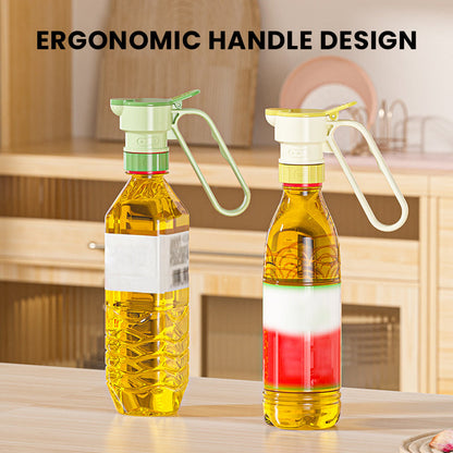 🔥Buy 1 Get 1 Free✨🍶50% OFF NOW! Multipurpose Bottle Pour Spout with Handle‑Reusable Flip Cap Bottle Dispenser, Leak-Proof Pouring Nozzle for Beverage, Juice & Homemade Drinks