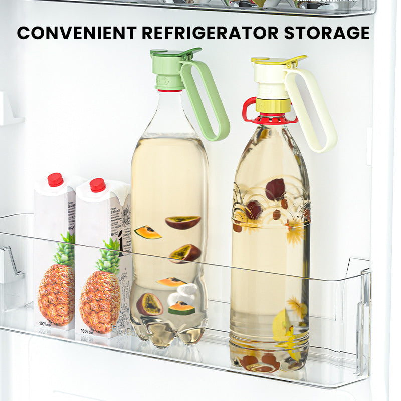 🔥Buy 1 Get 1 Free✨🍶50% OFF NOW! Multipurpose Bottle Pour Spout with Handle‑Reusable Flip Cap Bottle Dispenser, Leak-Proof Pouring Nozzle for Beverage, Juice & Homemade Drinks