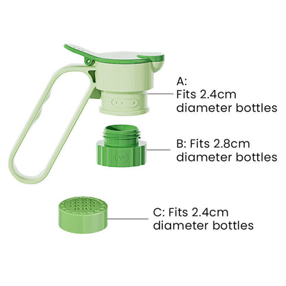 🔥Buy 1 Get 1 Free✨🍶50% OFF NOW! Multipurpose Bottle Pour Spout with Handle‑Reusable Flip Cap Bottle Dispenser, Leak-Proof Pouring Nozzle for Beverage, Juice & Homemade Drinks
