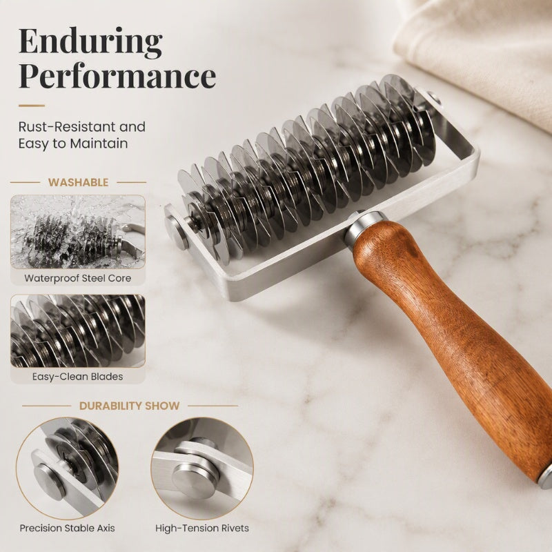 🥧 Lattice Pie Crust Cutter – Perfect Pie Crusts Made Easy