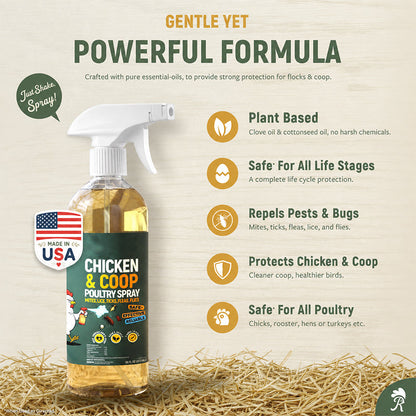 🎉Christmas Special Buy 1 Get 1 Free🎉 Natural Poultry Coop Cleaning Spray
