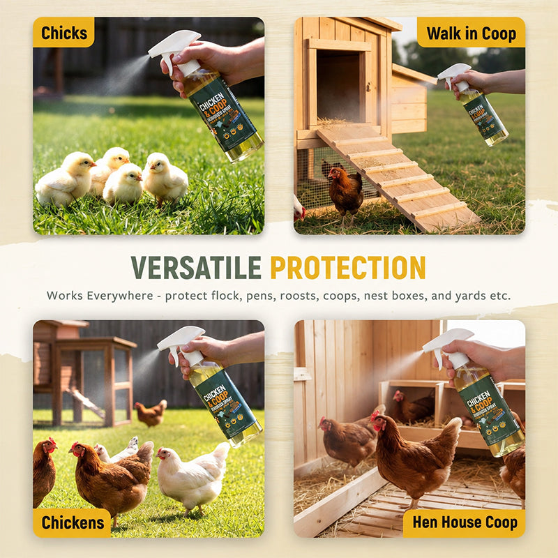 🎉Christmas Special Buy 1 Get 1 Free🎉 Natural Poultry Coop Cleaning Spray