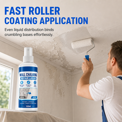 🥳HOT SALE🥳💞10K+ SOLD! Wall Repair Liquid – From £9.99! Locks chalking, deep binding & waterproof. Solid walls – grab yours! ✅