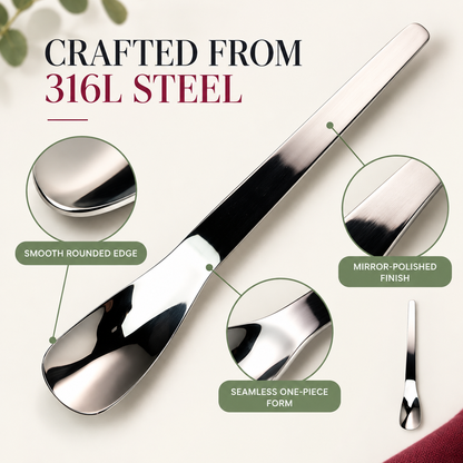 ✨Buy 1 Free 1🥄Stainless Steel Dessert Spoon Long-Handle 316L Stainless Steel Dessert Spoon