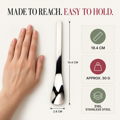 ✨Buy 1 Free 1🥄Stainless Steel Dessert Spoon Long-Handle 316L Stainless Steel Dessert Spoon
