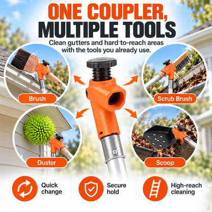 🧹 50% OFF NOW! Multifunctional Gutter Cleaning Tool – Reach Hard-to-Access Areas, Clean Gutters & Adjustable Angle – Perfect for High Surfaces and Tight Spaces ✨