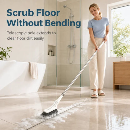 💥Buy 1 Get 1 Free🧼Adjustable Length Stainless Steel Telescopic Long Handle Crevice Cleaning Brush