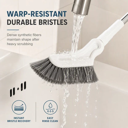💥Buy 1 Get 1 Free🧼Adjustable Length Stainless Steel Telescopic Long Handle Crevice Cleaning Brush