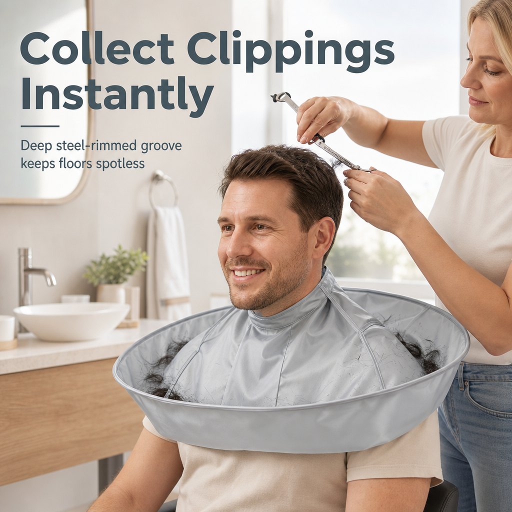 🔥50% OFF 👨‍👩‍👧 Versatile Family Grooming Haircutting Cape— Adults, Kids & Dye Sessions