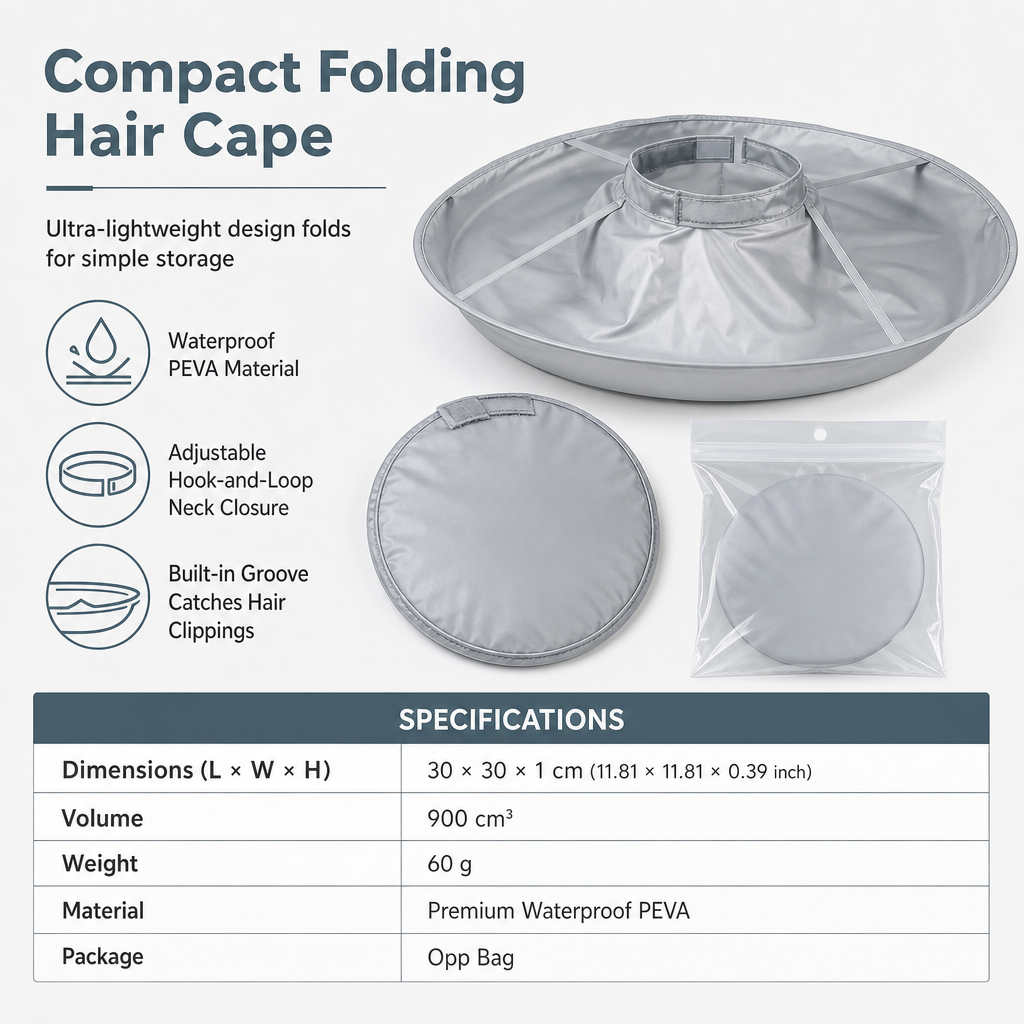 🔥50% OFF 👨‍👩‍👧 Versatile Family Grooming Haircutting Cape— Adults, Kids & Dye Sessions