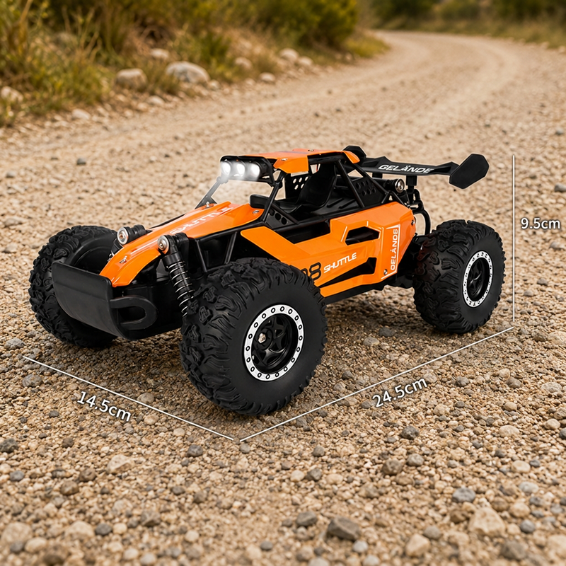 🏎️ 50% OFF NOW! High-Speed RC Off-Road Car – 4WD, Shock-Absorbing Suspension & LED Lights ✨