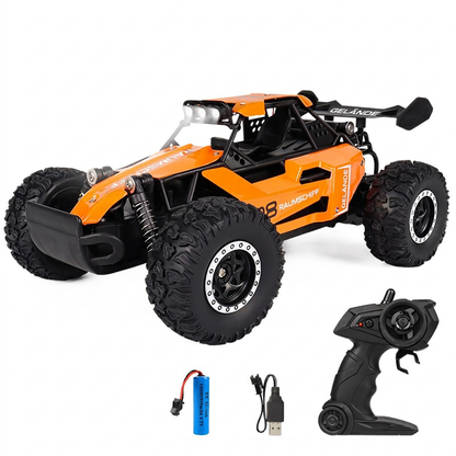🏎️ 50% OFF NOW! High-Speed RC Off-Road Car – 4WD, Shock-Absorbing Suspension & LED Lights ✨