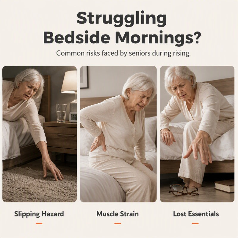 🥳HOT SALE🥳💞50K+ SOLD! Bed Assist Rail – From €69.99! Carbon steel, dual-grip & 6-level height. Safe bedside – grab yours! ✅