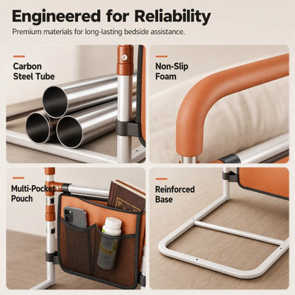 🥳HOT SALE🥳💞50K+ SOLD! Bed Assist Rail – From €69.99! Carbon steel, dual-grip & 6-level height. Safe bedside – grab yours! ✅