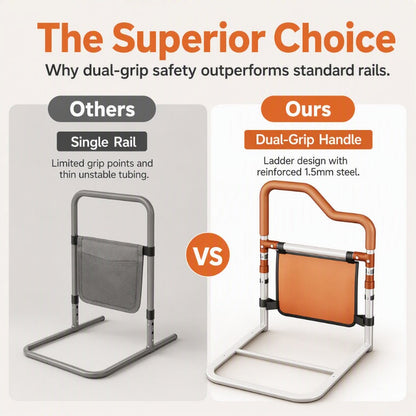 🥳HOT SALE🥳💞50K+ SOLD! Bed Assist Rail – From €69.99! Carbon steel, dual-grip & 6-level height. Safe bedside – grab yours! ✅