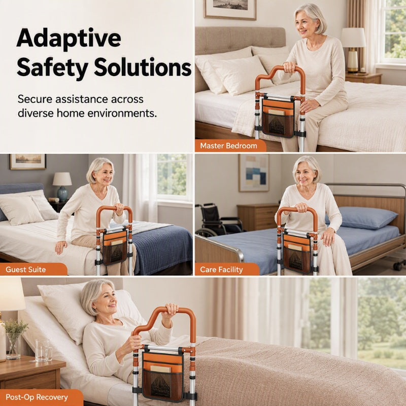 🥳HOT SALE🥳💞50K+ SOLD! Bed Assist Rail – From €69.99! Carbon steel, dual-grip & 6-level height. Safe bedside – grab yours! ✅