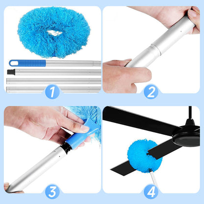 🧹 Telescopic Microfiber Duster | 80cm Reach