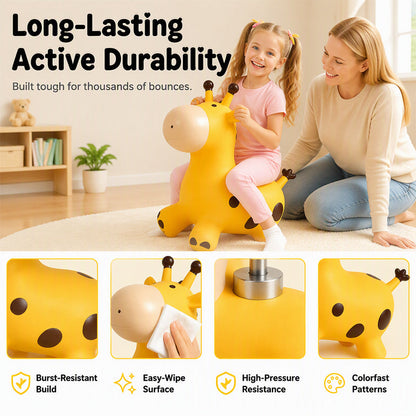 🧸 Kids Giraffe Hopper – Fun Bouncing Toy for Balance & Active Play