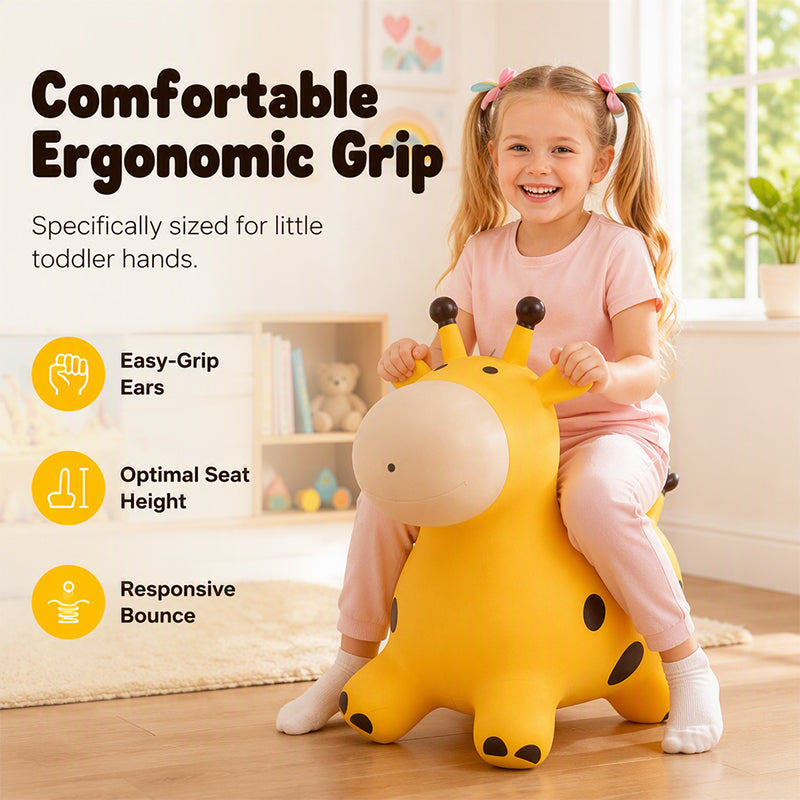 🧸 Kids Giraffe Hopper – Fun Bouncing Toy for Balance & Active Play