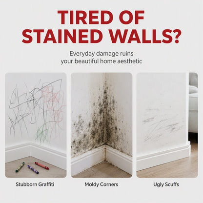 ⏳🧱Last Day Sale 50% OFF💥🔥BUY 1 GET 1 FREE🏆✨Waterproof Wall Repair Paste with Integrated Small Roller Brush