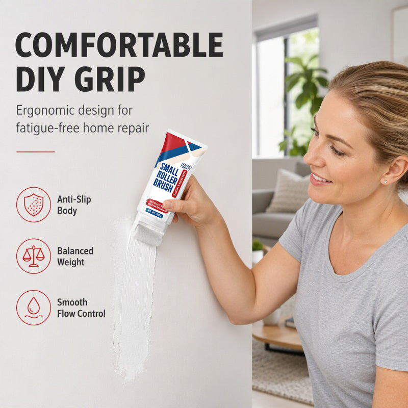 ⏳🧱Last Day Sale 50% OFF💥🔥BUY 1 GET 1 FREE🏆✨Waterproof Wall Repair Paste with Integrated Small Roller Brush