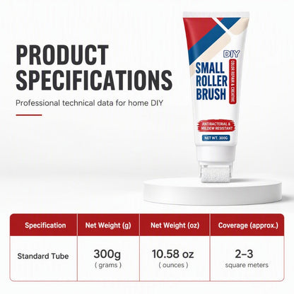 ⏳🧱Last Day Sale 50% OFF💥🔥BUY 1 GET 1 FREE🏆✨Waterproof Wall Repair Paste with Integrated Small Roller Brush