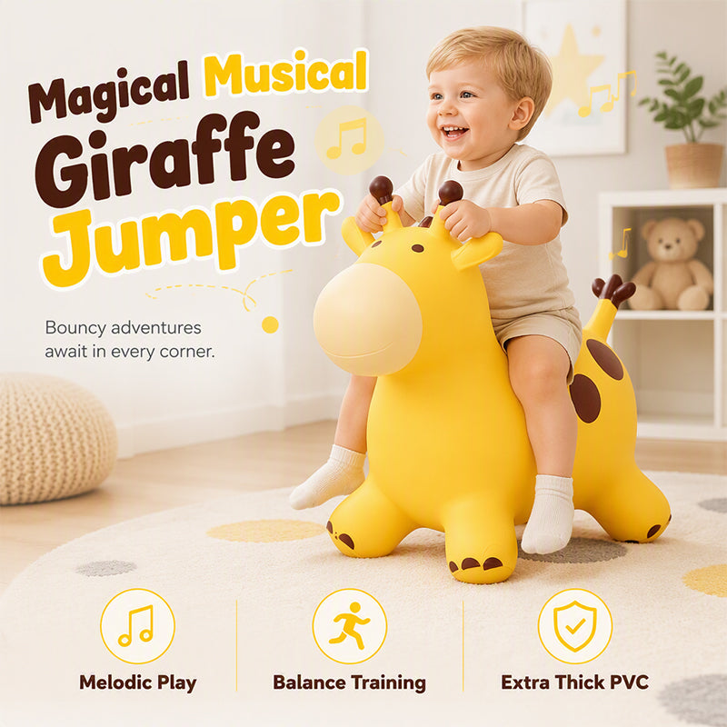 🎁🎄Christmas Sale 50% OFF! ⏳✨Cute Giraffe Bouncy Animal Hopper for Kids
