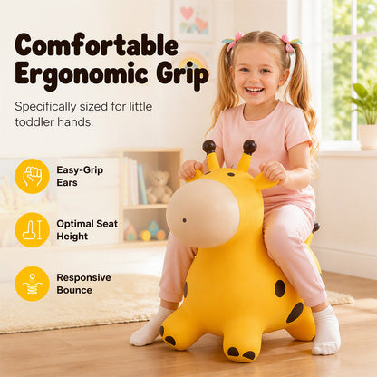 🎁🎄Christmas Sale 50% OFF! ⏳✨Cute Giraffe Bouncy Animal Hopper for Kids