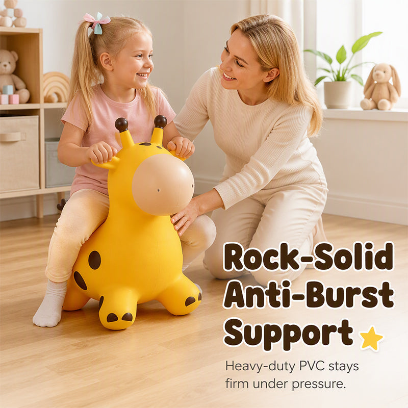 🎁🎄Christmas Sale 50% OFF! ⏳✨Cute Giraffe Bouncy Animal Hopper for Kids