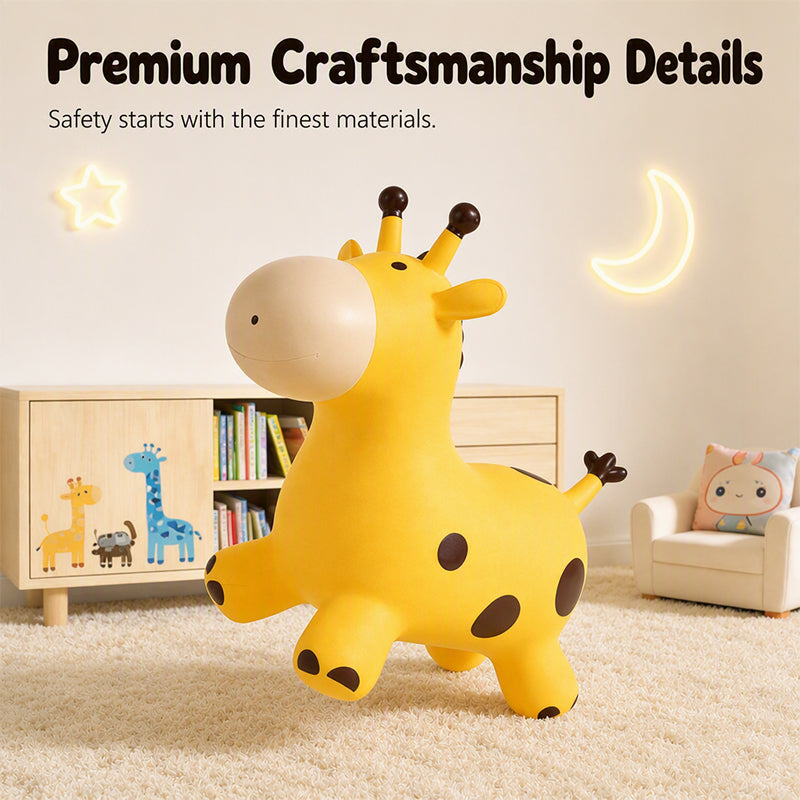 🎁🎄Christmas Sale 50% OFF! ⏳✨Cute Giraffe Bouncy Animal Hopper for Kids