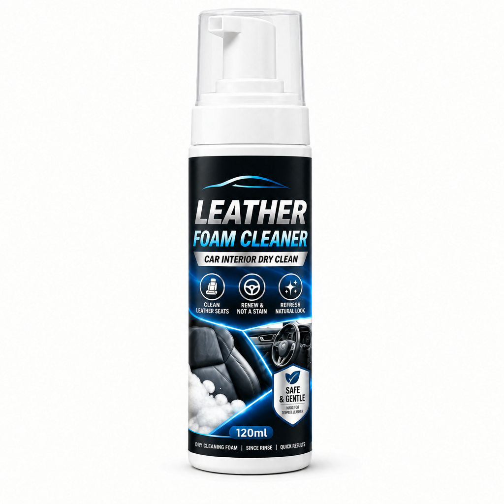 Car Interior Leather Foam Cleaner Kit