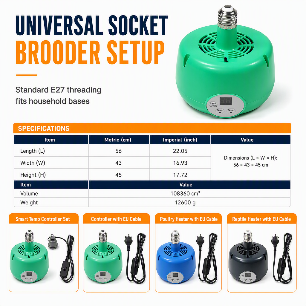 🔥 Half-Price Offer ✨ Intelligent Temperature Control Brooder Heater
