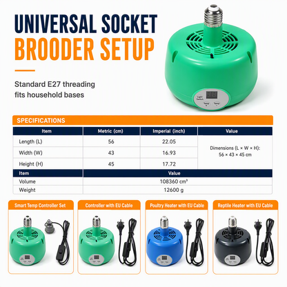 🔥 Half-Price Offer ✨ Intelligent Temperature Control Brooder Heater