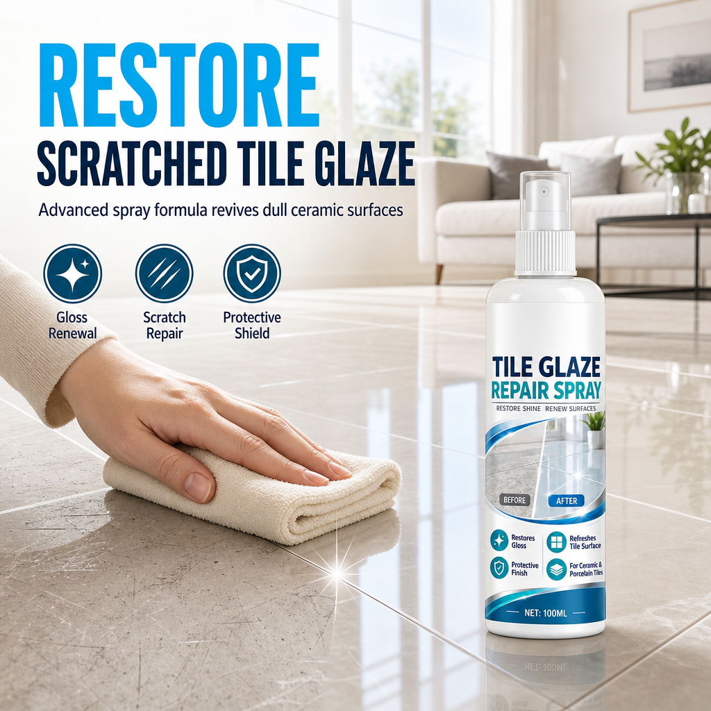📢📢 Buy 1 Get 1 Free⏰ ✨ Tile Glaze Repair Spray – Restore Shine & Hide Fine Scratches