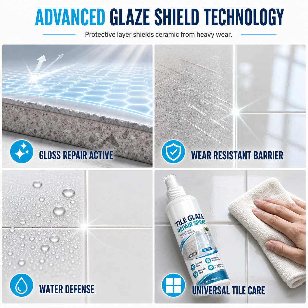 📢📢 Buy 1 Get 1 Free⏰ ✨ Tile Glaze Repair Spray – Restore Shine & Hide Fine Scratches
