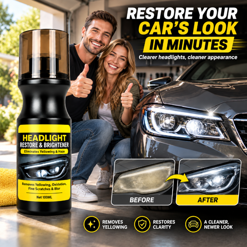 ✨Early Black Friday｜BOGO FREE ✨Car Headlight Restoration and Shine Enhancement Liquid