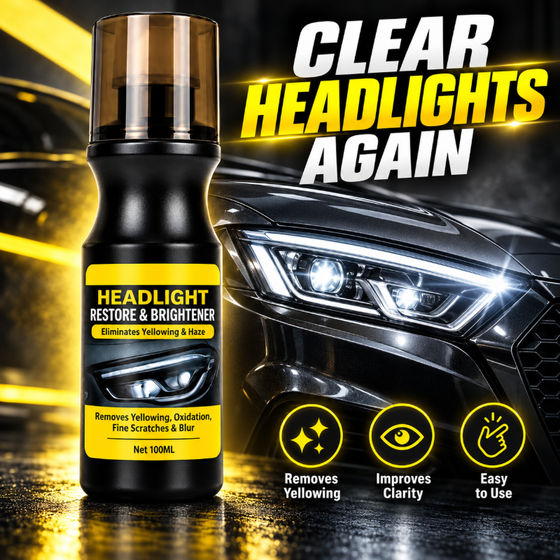 ✨Early Black Friday｜BOGO FREE ✨Car Headlight Restoration and Shine Enhancement Liquid