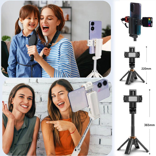 🤳 Limited-Time Half-Price Sale 📱 3-in-1 Selfie Stick Tripod — Bluetooth Remote Phone Holder