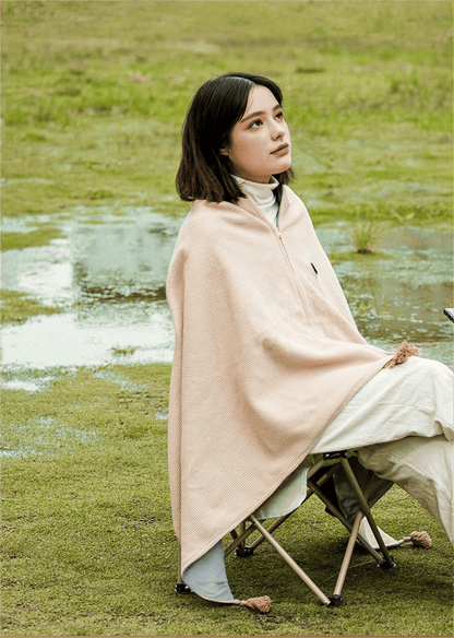 ❄️ Stay Warm All Winter — Portable Electric Heated Blanket Shawl